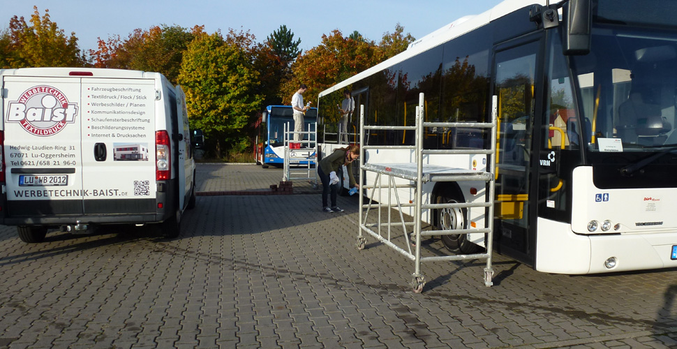 Busbeklebung VR Bank Rhein-Haardt