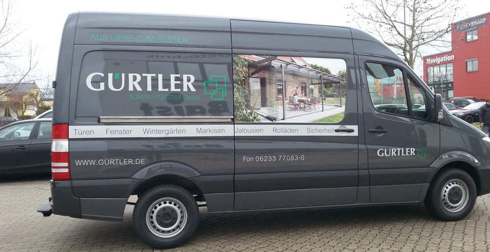 Gürtler Türen/Fenster GmbH Fahrzeugbeschriftung