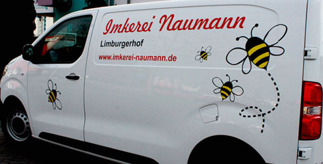 Fahrzeugfolierung Imkerei Naumann