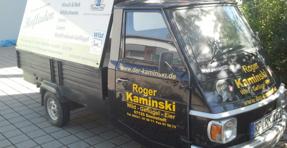 Roger Kaminski Fahrzeugbeschriftung