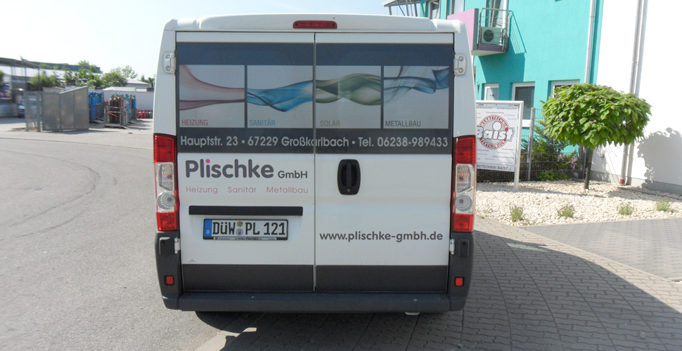 Plischke Haustechnik GmbH & Co. KG Fahrzeugbeschriftung