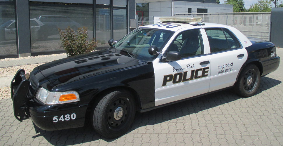 Police Car Fahrzeugbeschriftung