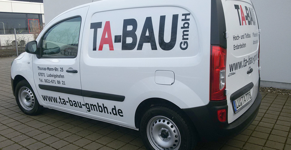 TA-Bau GmbH Fahrzeugbeschriftung