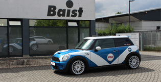 Fahrzeugbeschriftung Ludwigshafen Mini Cooper