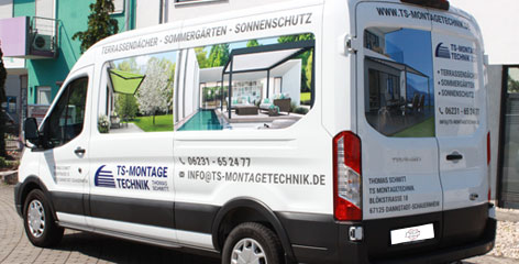 Autofolierung Ludwigshafen für TS-Montagetechnik in Dannstadt
