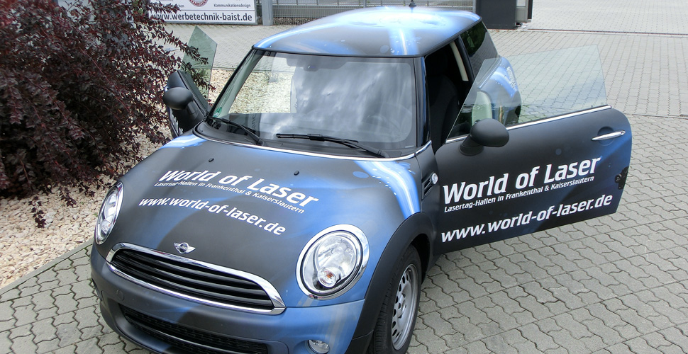 World of Laser Fahrzeugbeschriftung, Frankenthal