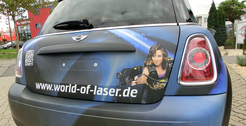 World of Laser Fahrzeugbeschriftung