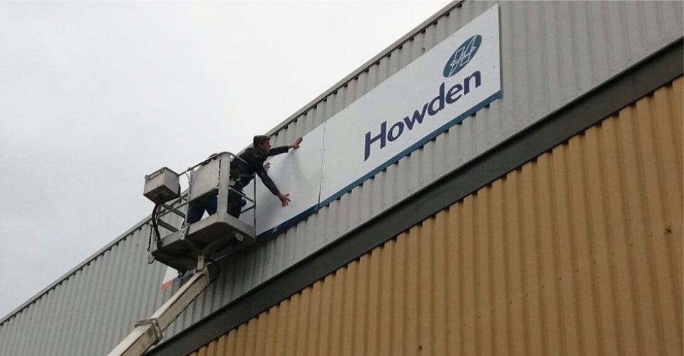 Howden Turbo ReBranding Montageservice