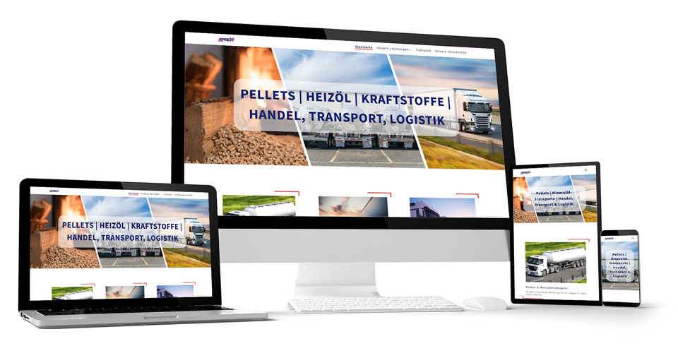 Ersch Mineralöltransporte Webdesign