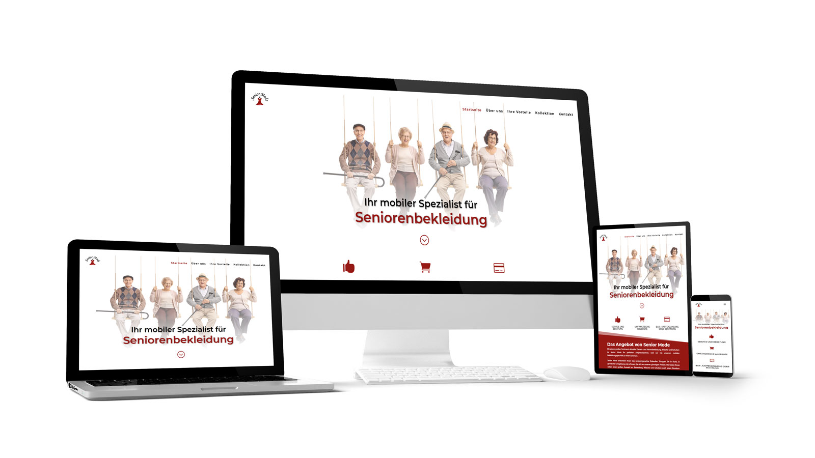 Website Gestaltung für Senior Mode in Mannheim