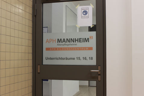 APH Bildungszentrum Beschilderung