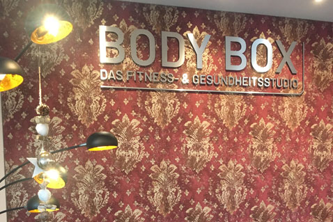 Profilbuchstaben für Body Box aus Edelstahl