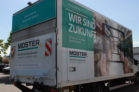 Flottenbeschriftung Moster