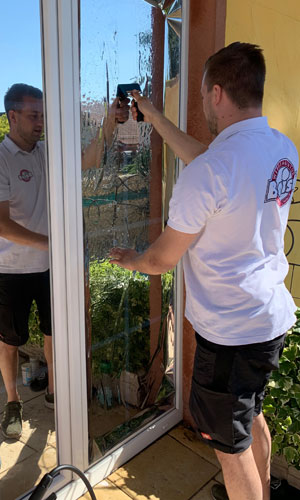 Sonnenschutzfolierung Fenster